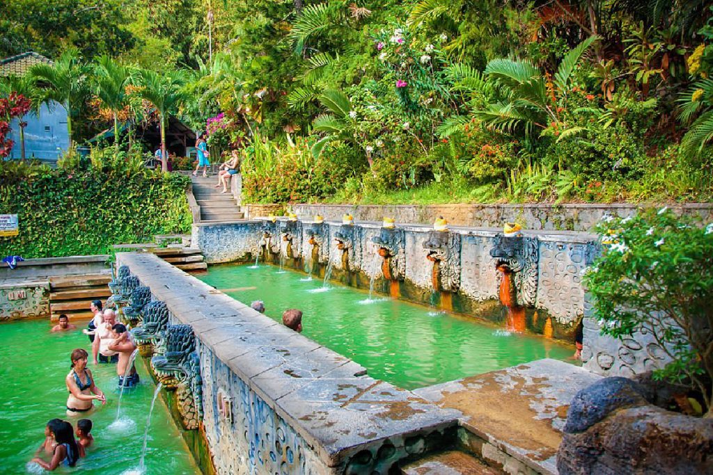 Visiting Banjar Hot Springs Bali With Kids