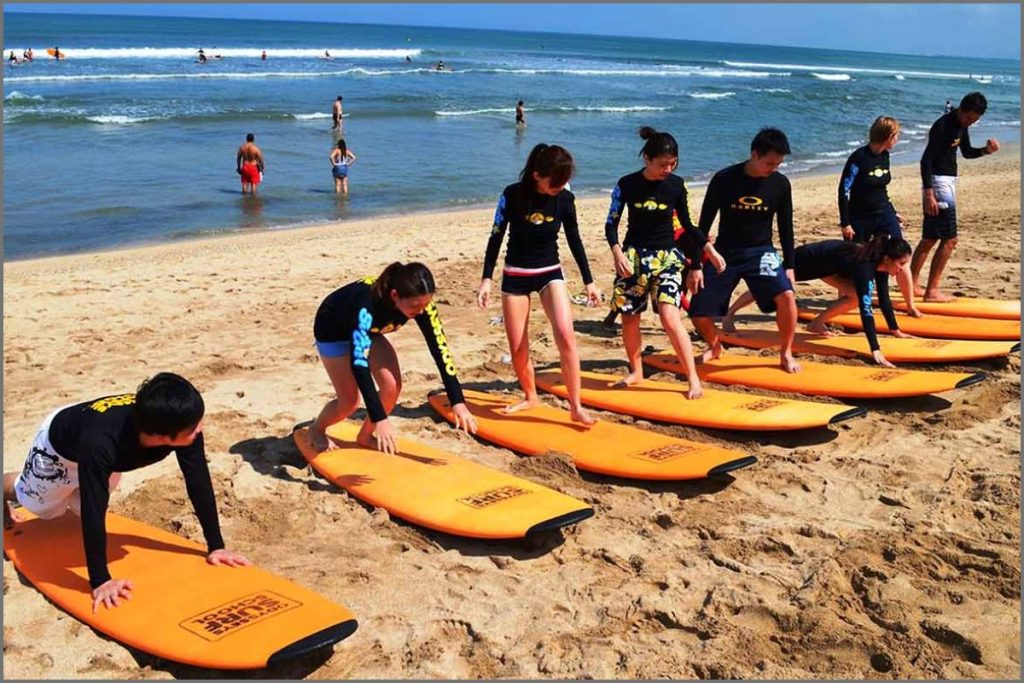 kids surfing
