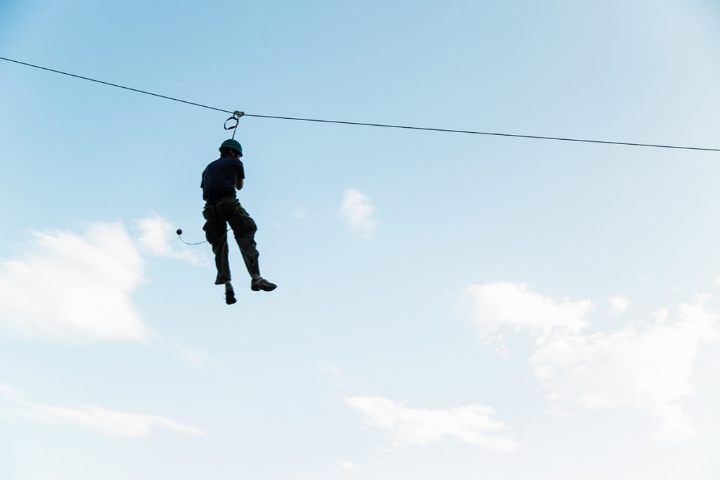 flying fox atau zipline